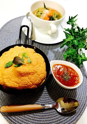 ふわふわ、スフレオムライス！-レシピのメイン写真