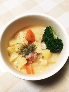 優しい♡味噌ミルクスープ-レシピのメイン写真