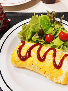 玉子焼き器でオムライス-レシピのメイン写真