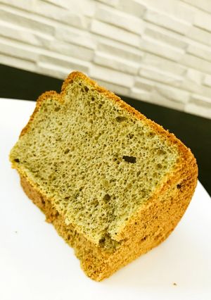 緑茶シフォンケーキ-レシピのメイン写真