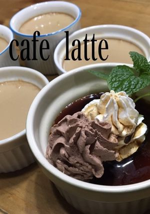 カフェラテベースで大人の本格ラテプリン-レシピのメイン写真