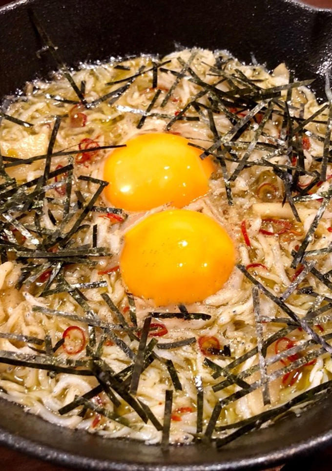 激ウマ＆簡単！釜揚げしらす和風アヒージョ-レシピのメイン写真
