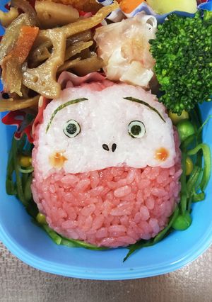 だるまさんがころんだ*キャラ弁-レシピのメイン写真
