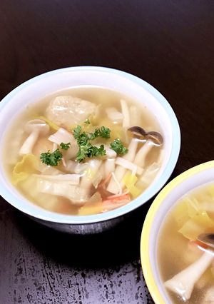中華味の素で簡単スープ-レシピのメイン写真