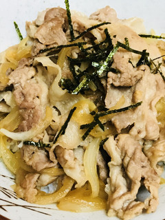 シンプル具材のあまから豚丼-レシピのメイン写真