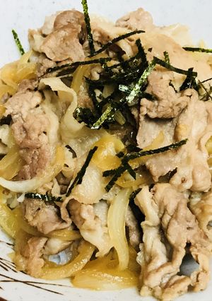 シンプル具材のあまから豚丼-レシピのメイン写真