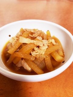 大根と豚肉のピリ甘辛炒め♪-レシピのメイン写真