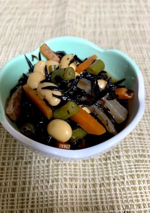 ☆栄養豊富な我が家のひじき煮(^｡^)-レシピのメイン写真