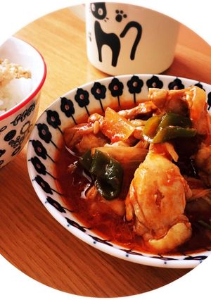 チキンのトマト煮込み-レシピのメイン写真