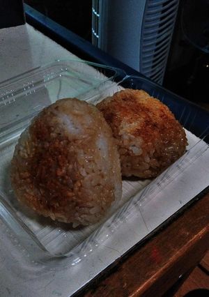おやつにもピッタリ、焼きおにぎり-レシピのメイン写真