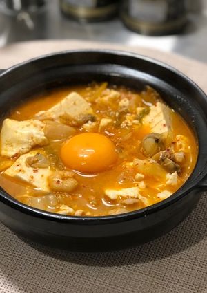 30分で簡単！基本の純豆腐スンドゥブ♡-レシピのメイン写真