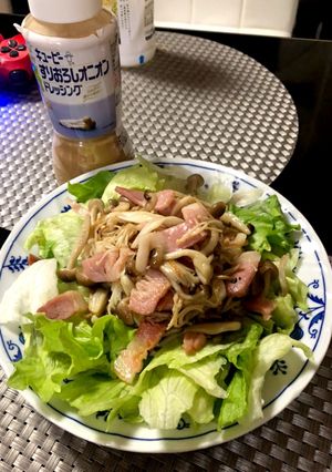 きのこのホットサラダ-レシピのメイン写真