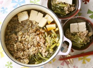 わけぎ（ネギ）を食べよう！肉豆腐★鍋-レシピのメイン写真