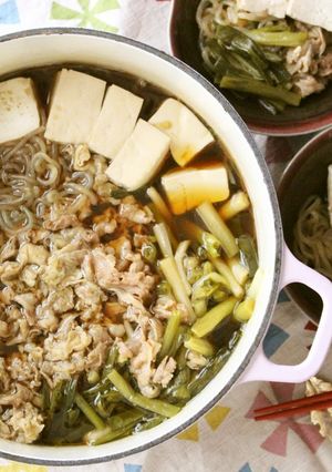 わけぎ(ネギ)を食べよう!肉豆腐★鍋-レシピのメイン写真