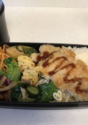 ロースカツ弁当-レシピのメイン写真
