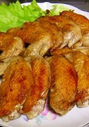 ビールのお供に鶏手羽先のパリッと焼き！-レシピのメイン写真