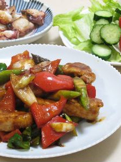 豚とカラフル野菜のピリ辛味噌炒め-レシピのメイン写真