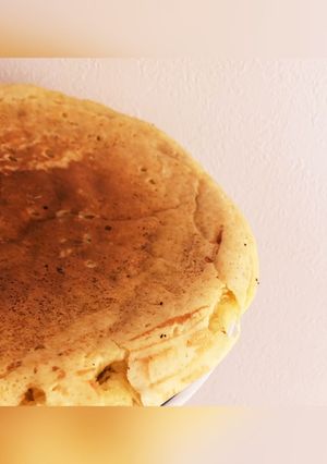 フライパン１つで大きなバナナパンケーキ-レシピのメイン写真