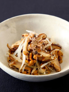 焼き椎茸の納豆和え-レシピのメイン写真