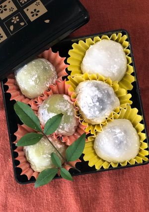 レンジdeごまあん大福-レシピのメイン写真