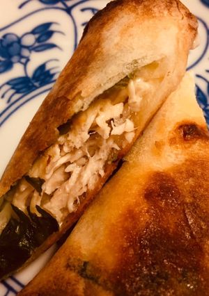 【簡単美味しい】ささみ梅しそチーズ春巻き-レシピのメイン写真