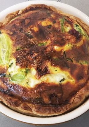 冷凍ほうれん草で作る簡単キッシュ-レシピのメイン写真