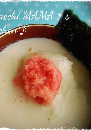 ラーメンスープでおかわり＊明太もち-レシピのメイン写真