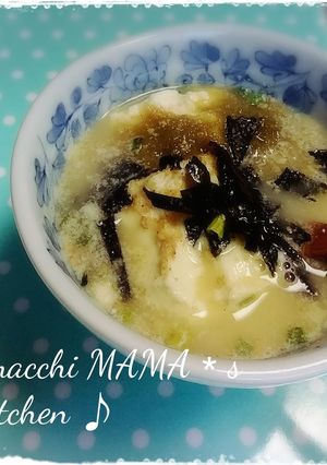 ラーメンスープでおかわり＊お豆腐で低糖質-レシピのメイン写真