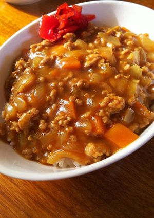 挽き肉と野菜の甘口カレーライス-レシピのメイン写真