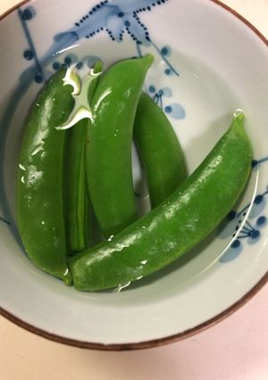 スナップエンドウの調理-レシピのメイン写真