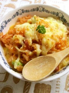 焼きチーズオムライス-レシピのメイン写真