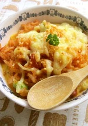 焼きチーズオムライス-レシピのメイン写真