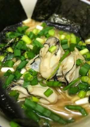 真冬の牡蠣味噌ラーメン-レシピのメイン写真