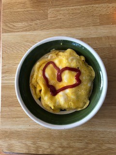 レンジでオムライス-レシピのメイン写真