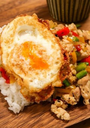簡単手抜き飯✽ガパオライス-レシピのメイン写真