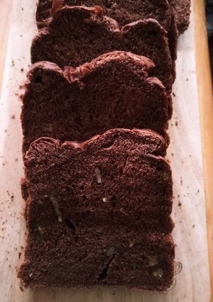 HBでチョコと胡桃のしっとり食パン-レシピのメイン写真