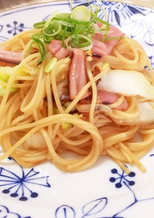 イカの塩辛のスパゲッティ♪-レシピのメイン写真