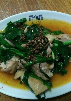 鶏肉とニラの炒め物　青花椒風味-レシピのメイン写真