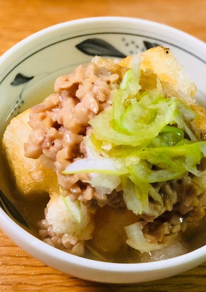 おろし納豆と揚げ餅-レシピのメイン写真