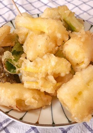 岩津ねぎの天ぷら-レシピのメイン写真