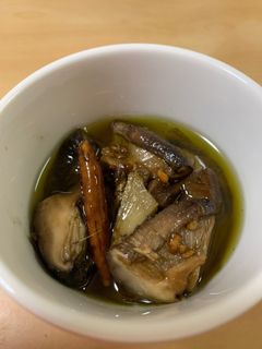 干し椎茸としょうがのアヒージョ!-レシピのメイン写真