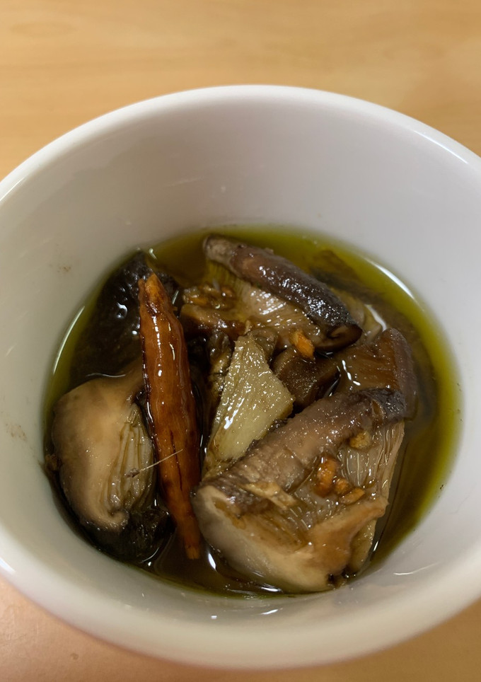 干し椎茸としょうがのアヒージョ！-レシピのメイン写真