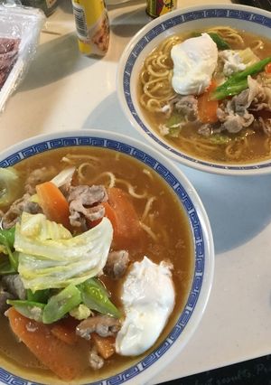 インスタント麺 ラ王 肉野菜炒めのせかか-レシピのメイン写真