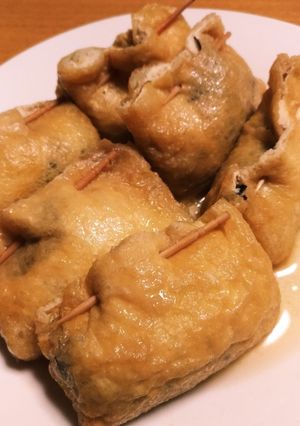 おからと干し野菜巾着の含め煮-レシピのメイン写真
