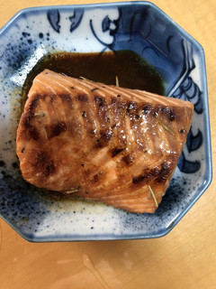 サーモンステーキ蜂蜜醤油ソース-レシピのメイン写真