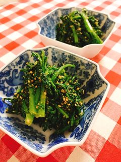 春菊の胡麻和え-レシピのメイン写真