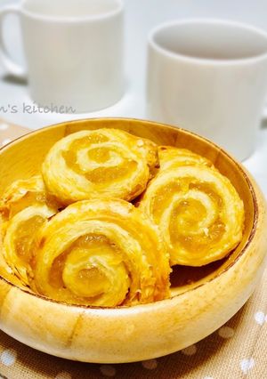 かなり簡単！可愛いくるくる♡アップルパイ-レシピのメイン写真