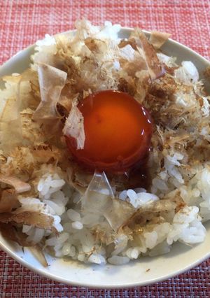 醤油漬け卵黄の卵かけご飯-レシピのメイン写真