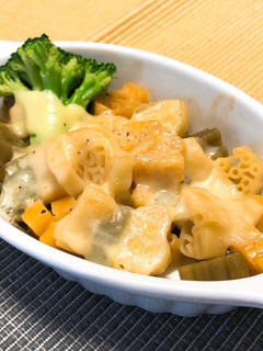 ラーメンのスープで★マカロニ〆グラタン-レシピのメイン写真
