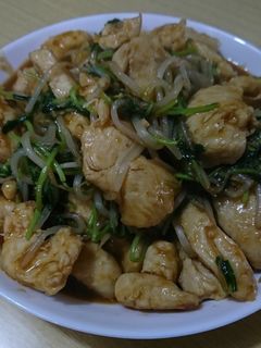 簡単☆鶏胸肉の焼肉のたれ炒め-レシピのメイン写真